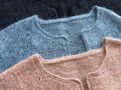 Isager Single Patterns / Bluebell Cardi