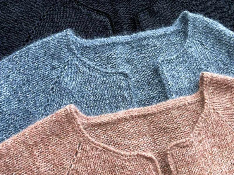 Isager Single Patterns / Bluebell Cardi