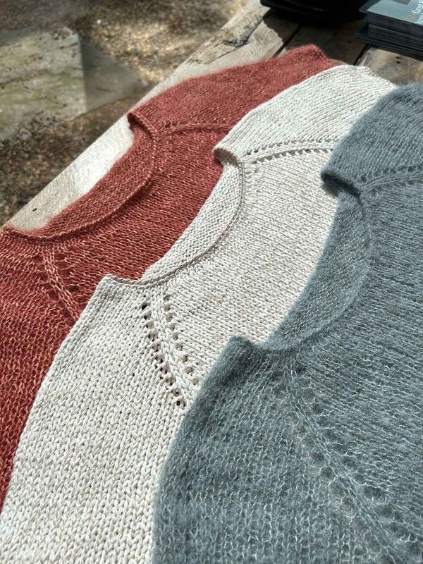 Isager Single Patterns / Bluebell Top