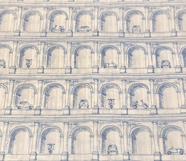 Liberty Tana Lawn Remnant - 1.6m Roman Columns A