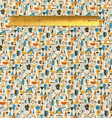 Liberty Tana Lawn Remnant - 1m Bauhaus Showman B