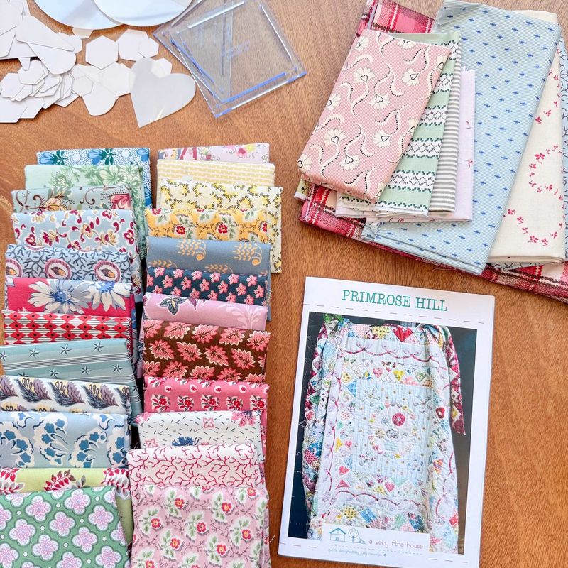Primrose Hill Quilt / Fabric Kit + Pattern + Templates