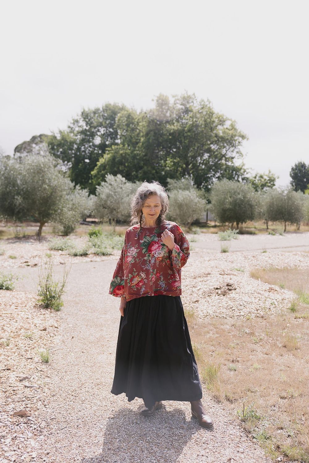 Metta / Silvie Top in Sunset Garden Chintz