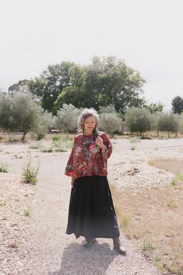 Metta / Silvie Top in Sunset Garden Chintz