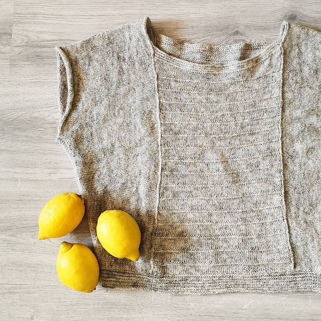 Isager Single Patterns / Lemon Top