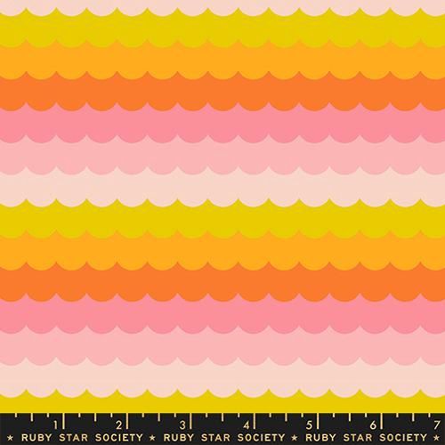 Ruby Star Poolside Too / Scallop - Balmy / Per 25cm