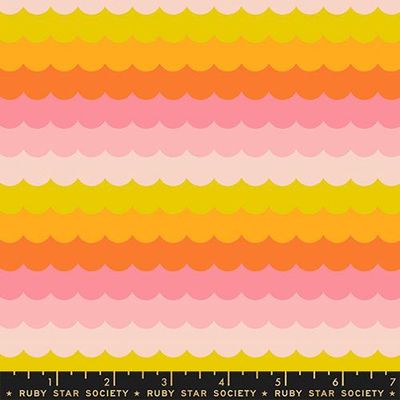Ruby Star Poolside Too / Scallop - Balmy / Per 25cm