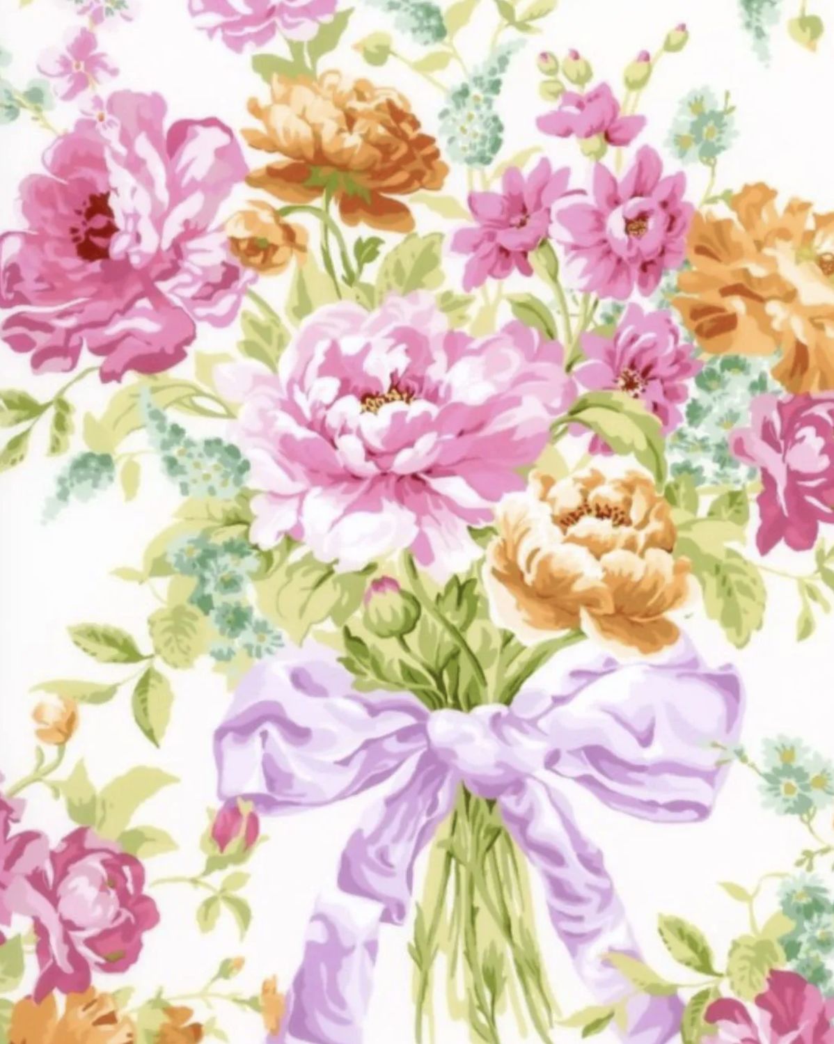 Liberty Tana Lawn x Bridgerton / Bow Bouquet C / 25cm