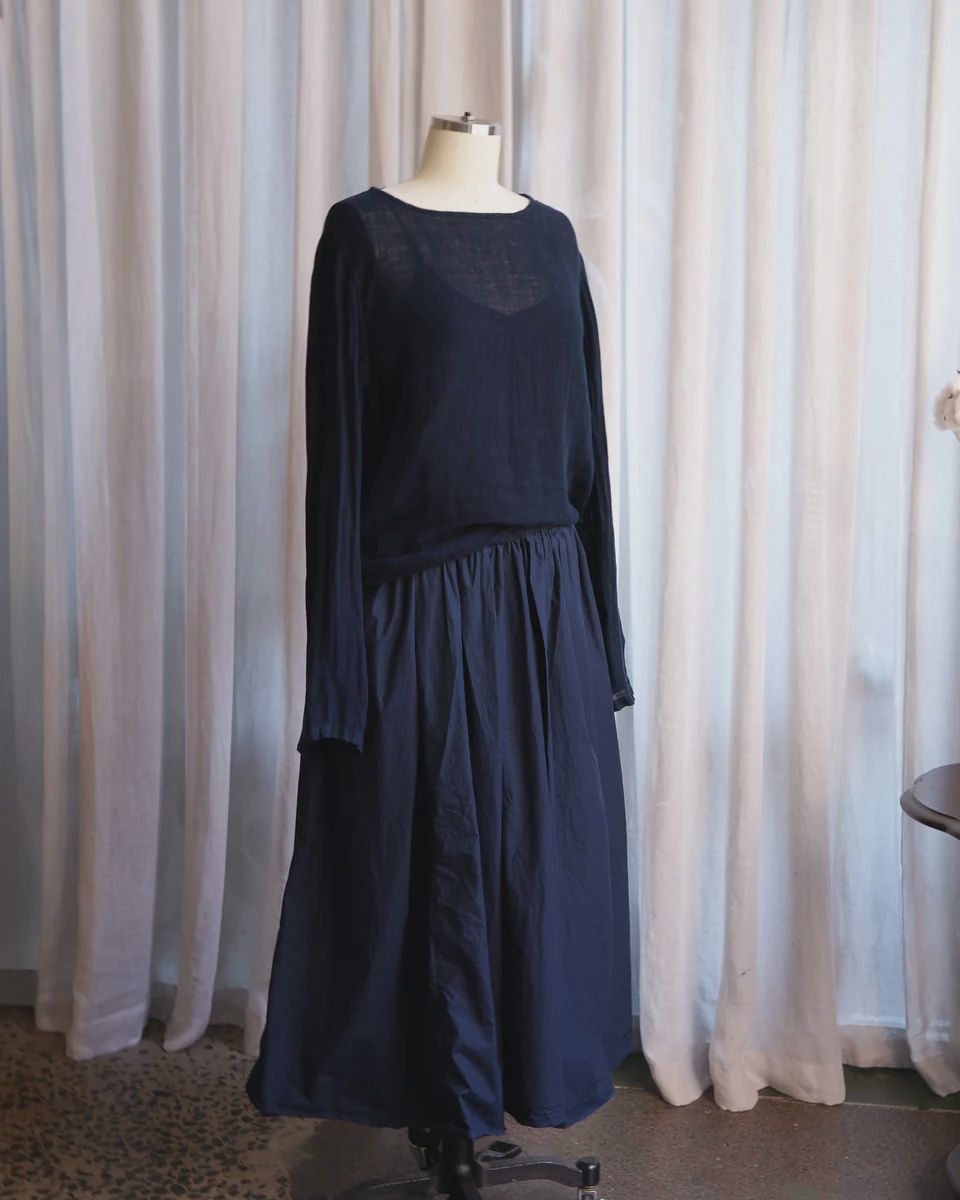 Ulla Skirt / Dark Navy by Metta