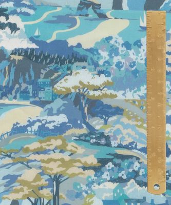 Liberty Tana Lawn Library Edit / Coastal Landscape B / 25cm