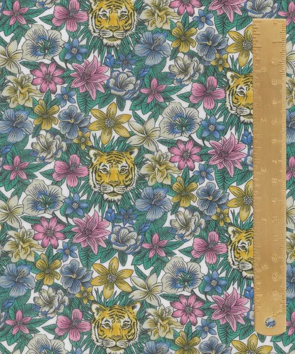 Liberty Tana Lawn Library Edit / Scotty's Tiger B / 25cm