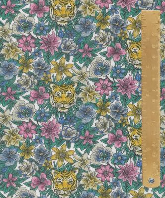 Liberty Tana Lawn Library Edit / Scotty's Tiger B / 25cm