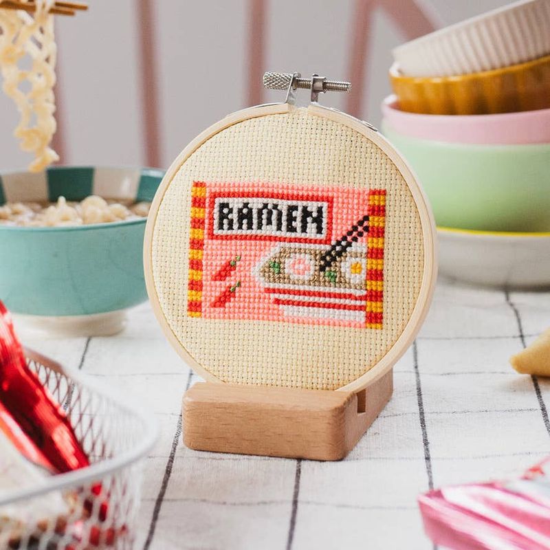 Cotton Clara Cross Stitch Kit / Ramen