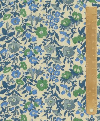 Liberty Tana Lawn / Metallic - Mamie C / 25cm