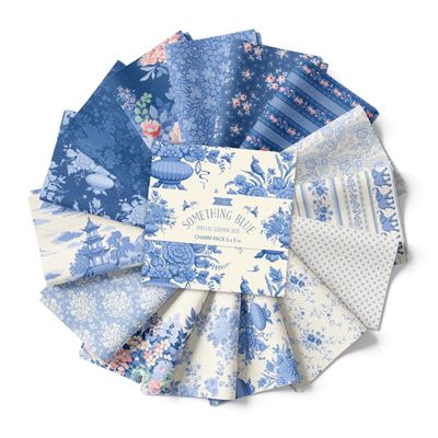 Tilda Something Blue 5" Charm Square Pack / 40qty