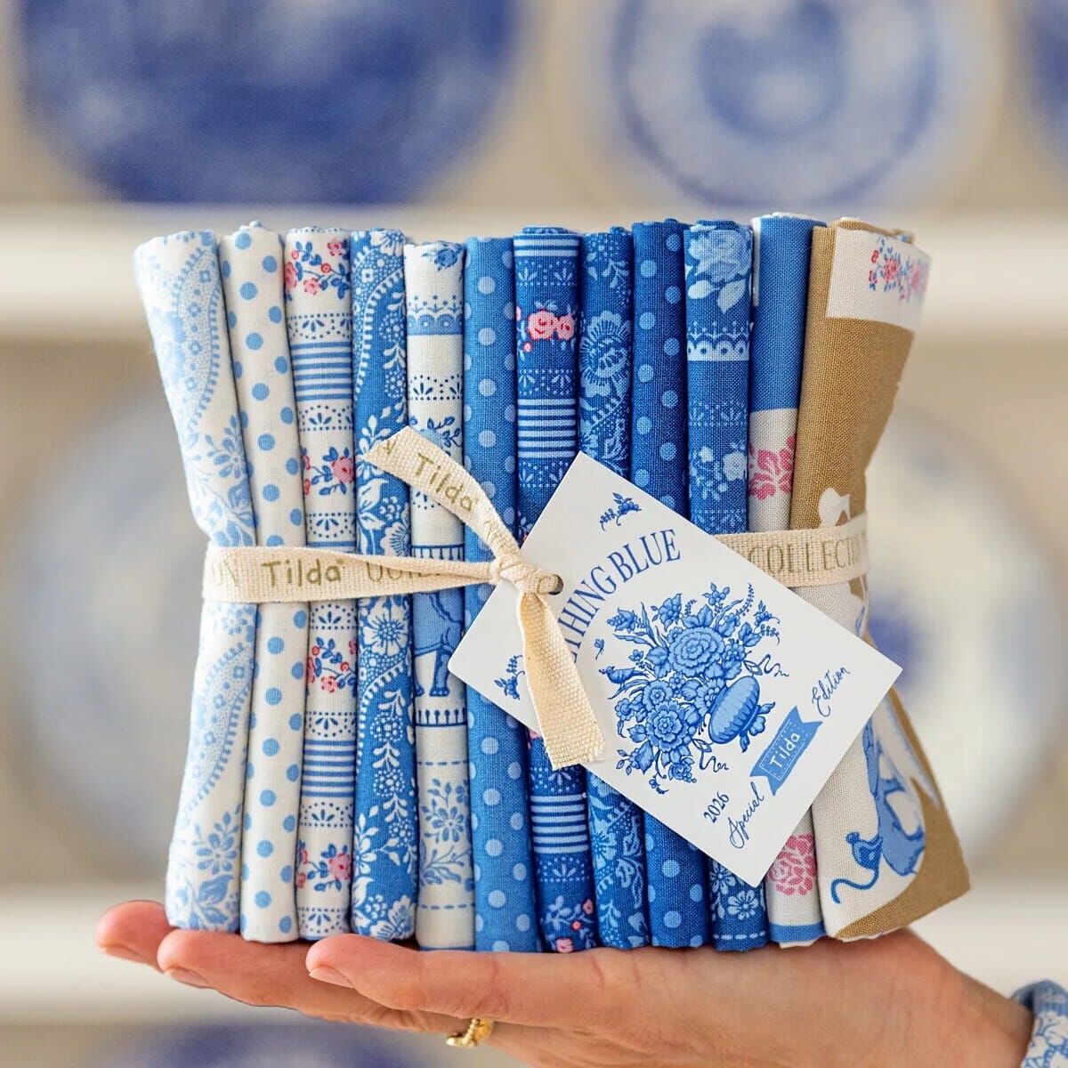Tilda Something Blue Bundle / Blenders, Borders + Labels