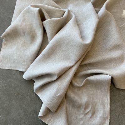 Potter Textiles Logan Linen / Natural 138cm wide / Per 25cm