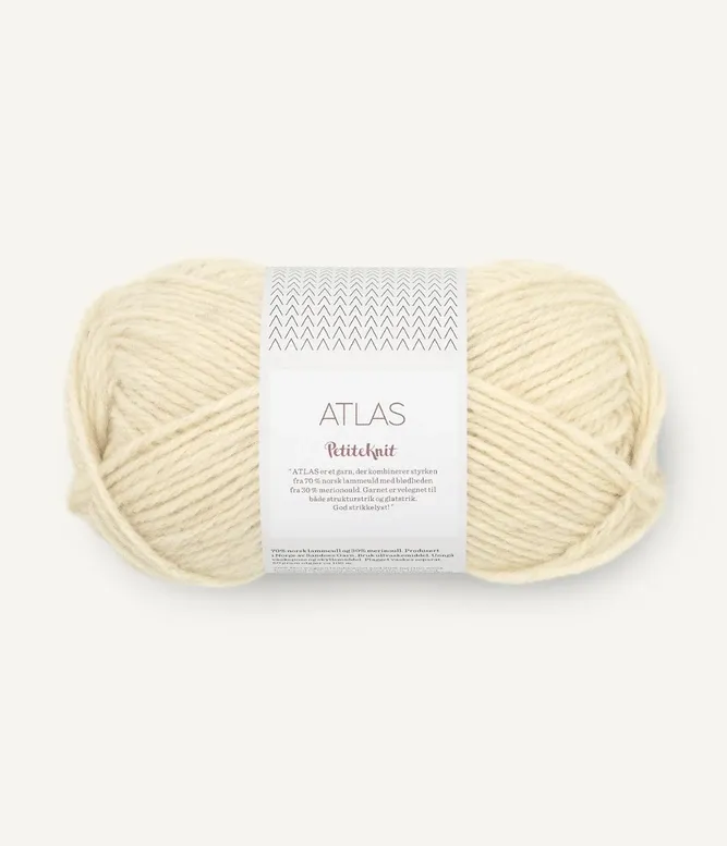 Atlas Sandnes Garn &amp; SG X Petite Knit, Colour: 1016 PK Milk Melange