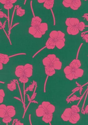 Liberty Tana Lawn - Design Nature Art / Radiant Ros C / 25cm