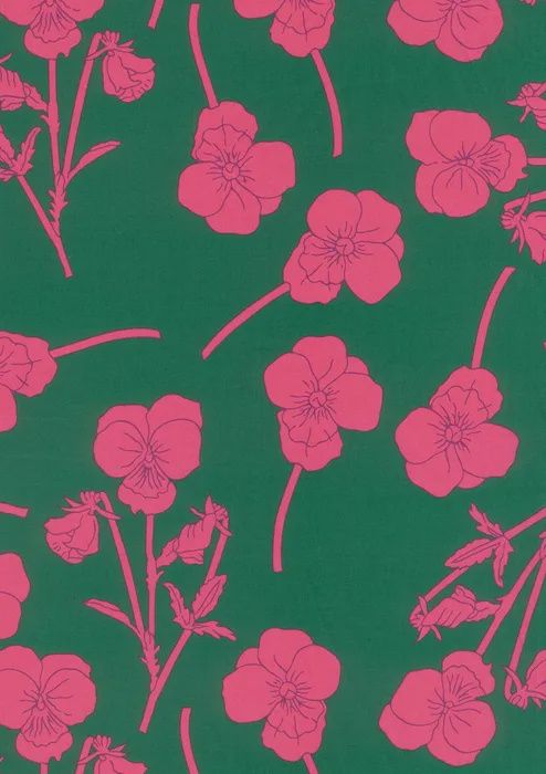 Liberty Tana Lawn - Design Nature Art / Radiant Ros C / 25cm