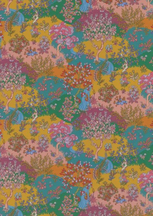Liberty Tana Lawn - Design Nature Art / Little Landscape C / 25cm