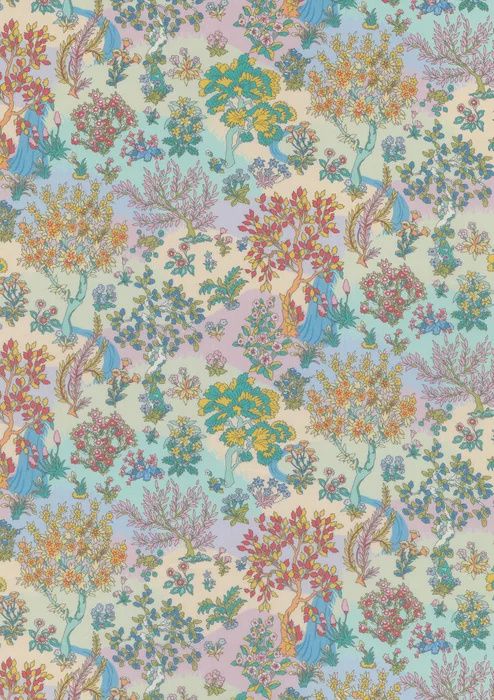 Liberty Tana Lawn - Design Nature Art / Little Landscape A / 25cm
