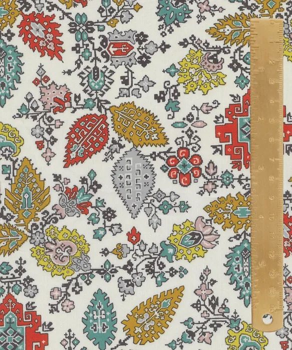 Liberty Tana Lawn - Design Nature Art / Tapestry Leaves A / 25cm