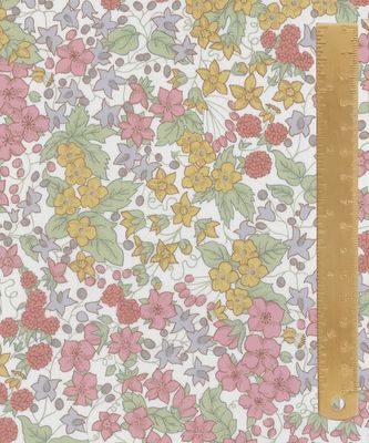 Liberty Tana Lawn - Design Nature Art / Berry Harvest C / 25cm