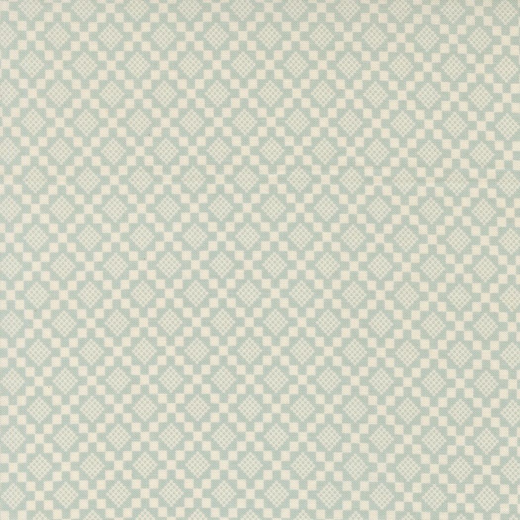 Moda True Love / Checkmate - Robins Egg / Per 25cm