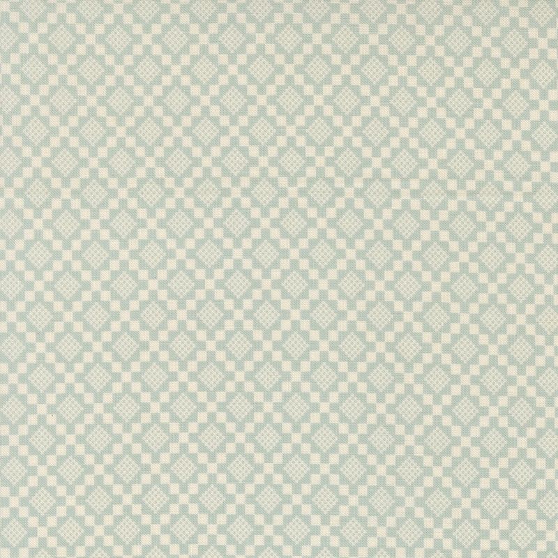 Moda True Love / Checkmate - Robins Egg / Per 25cm