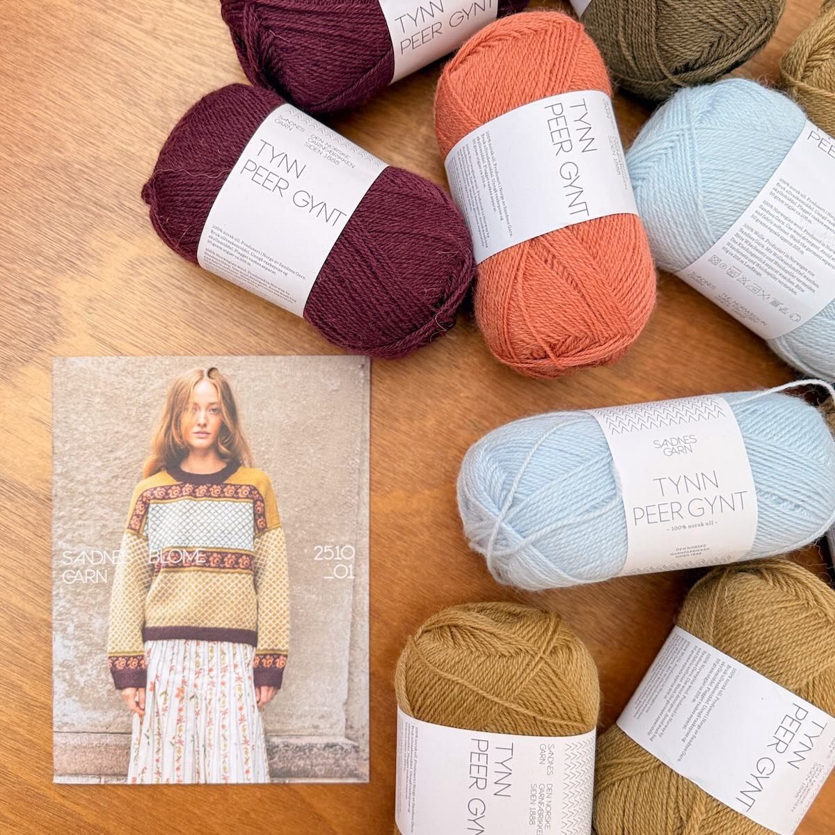 Blome Sweater by Sandnes Garn / Yarn + Pattern Kit