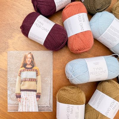 Blome Sweater by Sandnes Garn / Yarn + Pattern Kit