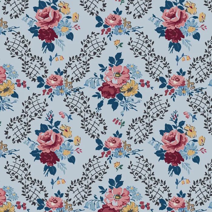 Forget-Me-Not Rose / Penelope Blue / 25cm