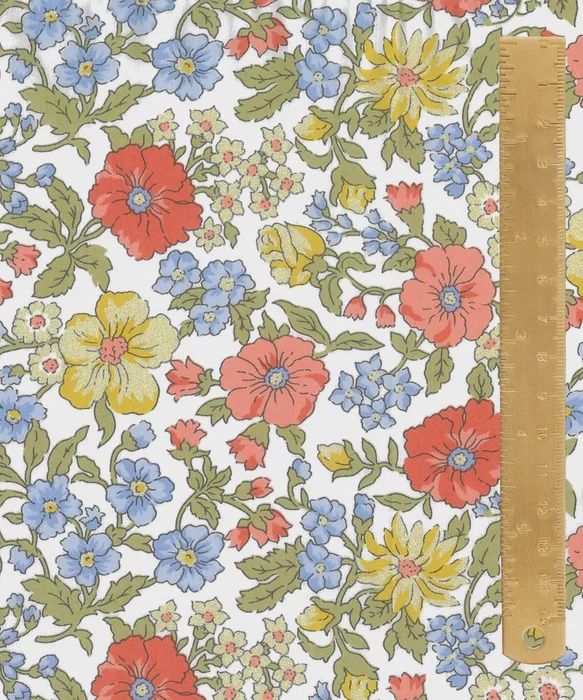 Liberty Tana Lawn / Metallic - Larissa Rose A / 25cm