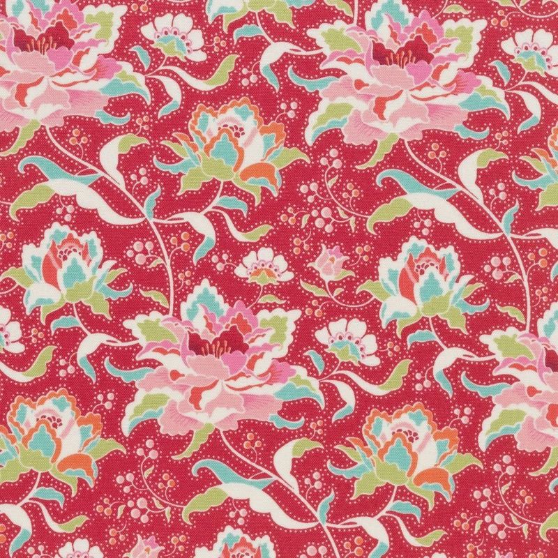 Tilda Quilt Collection / Circus Rose Red / Per 25cm