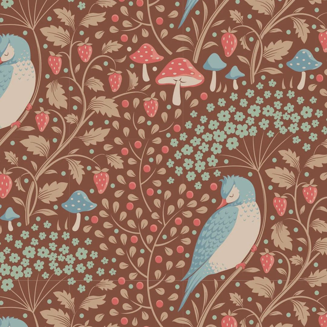 Tilda Hibernation Collection / Sleepy Bird - Pecan / Per 25cm