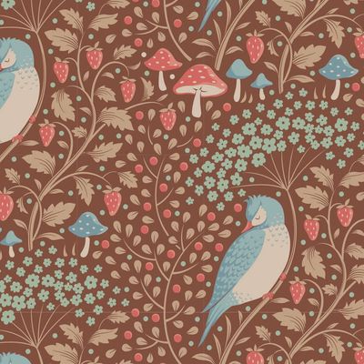 Tilda Hibernation Collection / Sleepy Bird - Pecan / Per 25cm