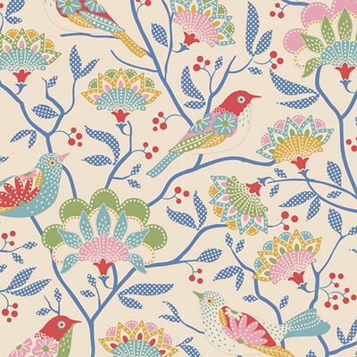 Tilda Jubilee Collection / Bird Tree - Creme / Per 25cm