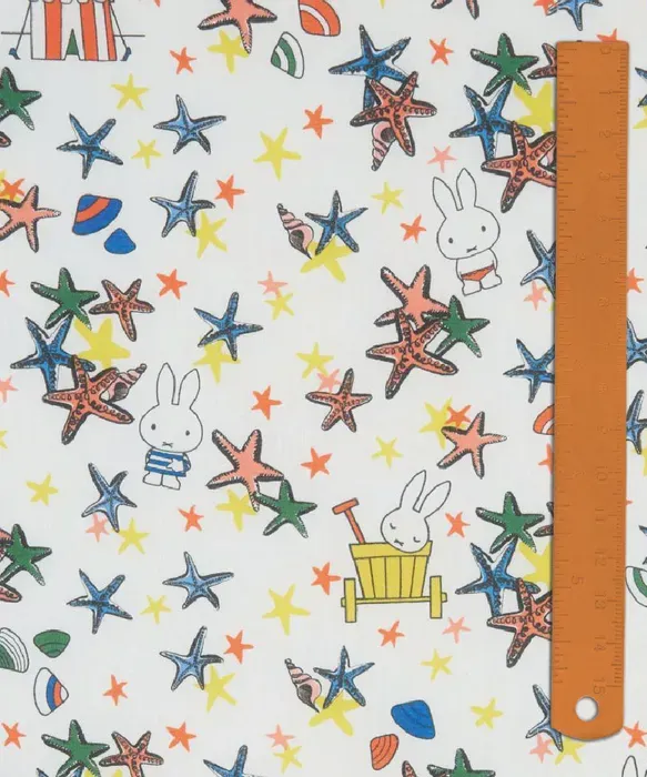 Liberty Tana Lawn x Miffy Japan / Seaside Escape A / 25cm