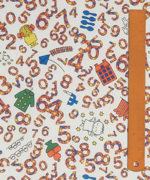 Liberty Tana Lawn x Miffy Japan / Counting A / 25cm