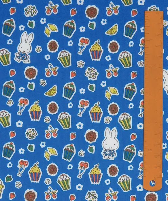 Liberty Tana Lawn x Miffy Japan / A Sweet Birthday A / 25cm