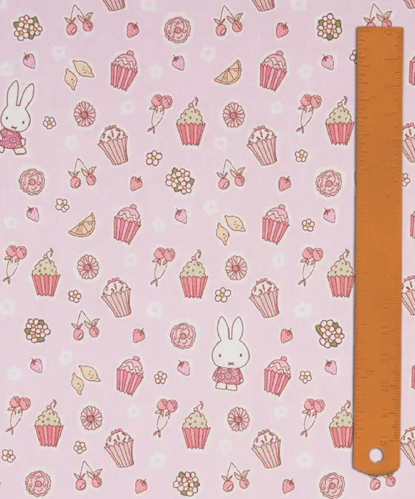 Liberty Tana Lawn x Miffy Japan / A Sweet Birthday D / 25cm