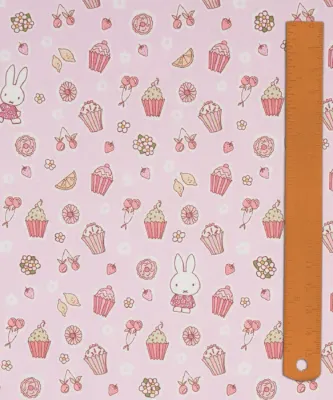 Liberty Tana Lawn x Miffy Japan / A Sweet Birthday D / 25cm