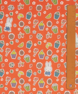 Liberty Tana Lawn x Miffy Japan / A Sweet Birthday B / 25cm