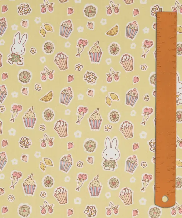 Liberty Tana Lawn x Miffy Japan / A Sweet Birthday C / 25cm