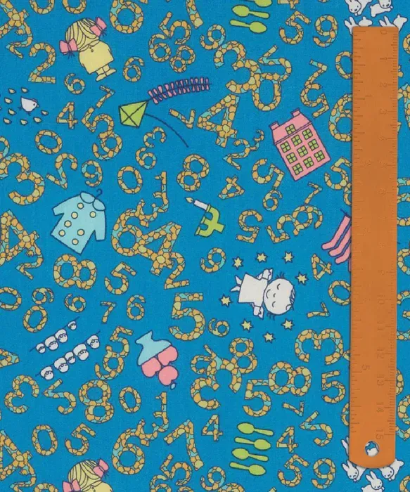 Liberty Tana Lawn x Miffy Japan / Counting F / 25cm