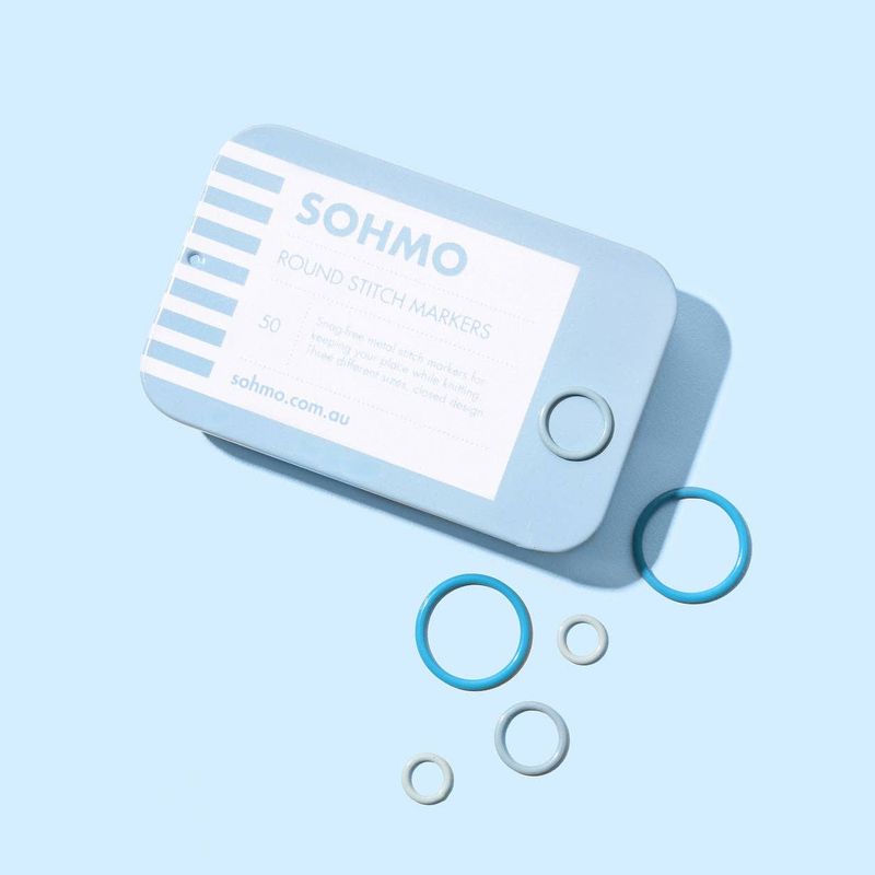 SOHMO / Round Stitch Markers (3 Sizes)