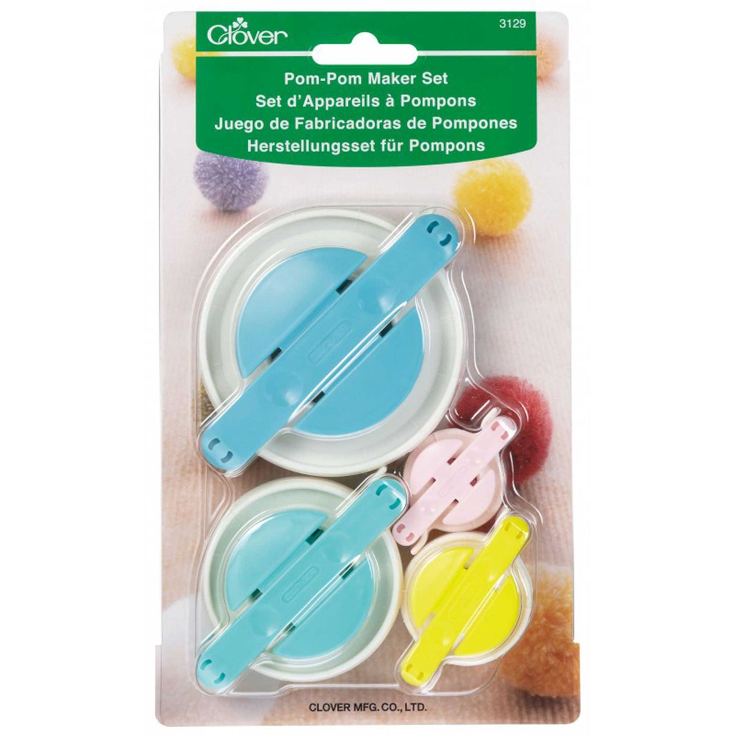 Clover Pom Pom Maker Set / 4 sizes