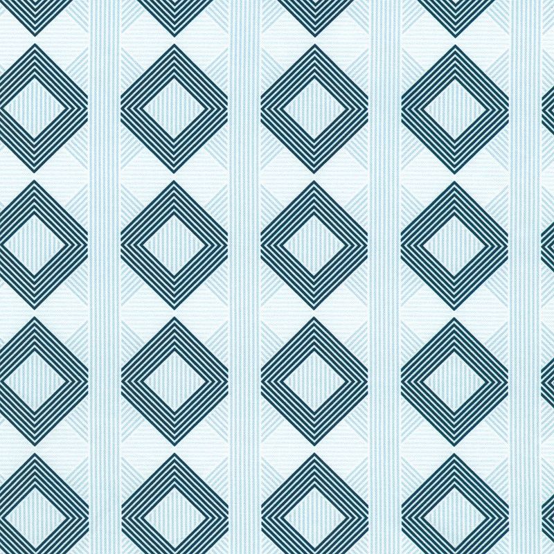 Drift Into Blue / Diamonds - White / Per 25cm