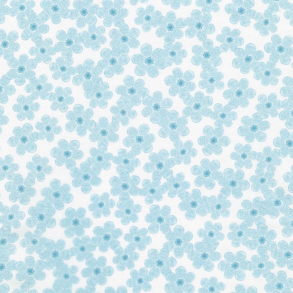 Drift Into Blue / Flowery - Cloud / Per 25cm